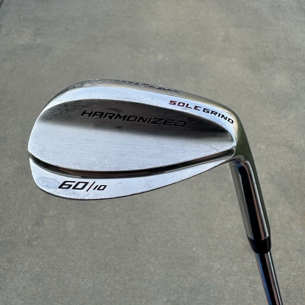 Wilson Harmonized Sole Grind 60/10 Degree Lob Wedge Steel 36.5" Wedge Flex Steel